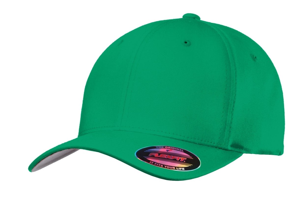 Joe's USA Flexfit ® Cotton Twill Cap Kelly Green L/XL Hats