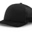 Joe's USA Flexfit Mesh Back Cap JOE812 Black/Black main front view