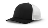 Joe's USA Flexfit Mesh Back Cap JOE812 Black/White main front view