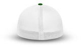 Joe's USA Flexfit Mesh Back Cap JOE812 Forest Green/White back mesh view
