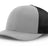 Joe's USA Flexfit Mesh Back Cap JOE812 Silver/Black main front view