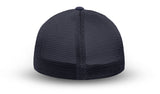 Joe's USA Flexfit Mesh Back Cap JOE812 True Navy/True Navy back mesh view