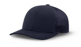 Joe's USA Flexfit Mesh Back Cap JOE812 True Navy/True Navy main front view
