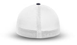 Joe's USA Flexfit Mesh Back Cap JOE812 True Navy/White back mesh view