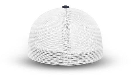 Joe's USA Flexfit Mesh Back Cap JOE812 True Navy/White back mesh view