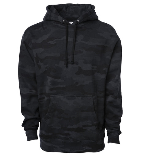 Joe's USA Heavyweight Hooded Sweatshirt Black Camo XS Hoodies