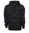 Joe's USA Heavyweight Hooded Sweatshirt Black Camo XS Hoodies