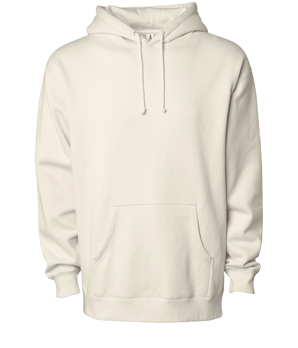 Joe's USA Heavyweight Hooded Sweatshirt Bone XS Hoodies