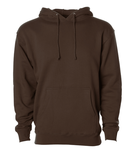 Joe's USA Heavyweight Hooded Sweatshirt Brown XS Hoodies