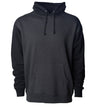 Joe's USA Heavyweight Hooded Sweatshirt Charcoal Heather/ Black XS Hoodies