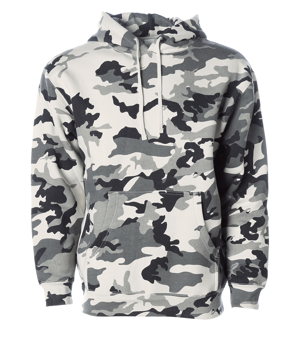Joe's USA Heavyweight Hooded Sweatshirt Grey Heather/ Black XS Hoodies