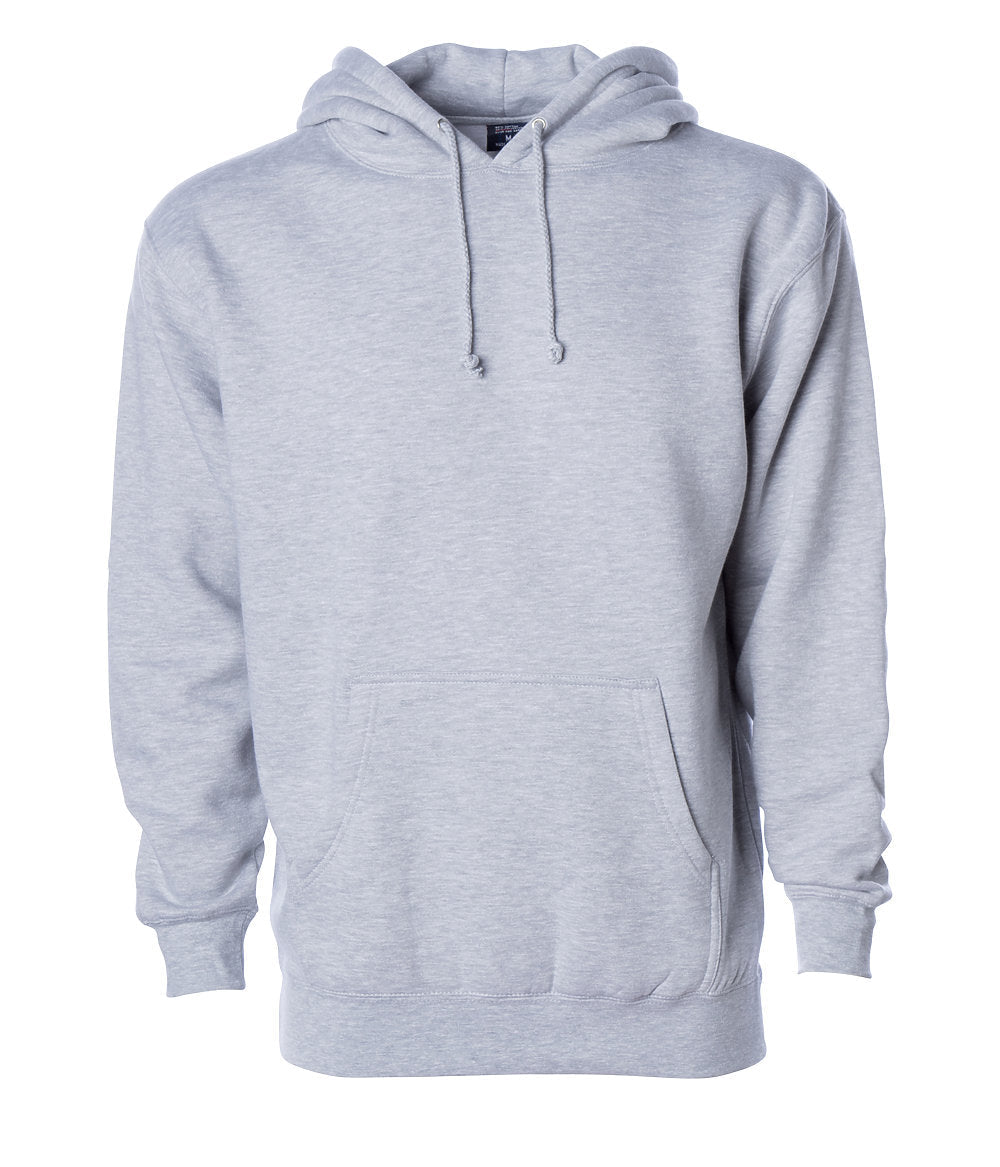 Joe's USA Heavyweight Hooded Sweatshirt Grey Heather XS Hoodies