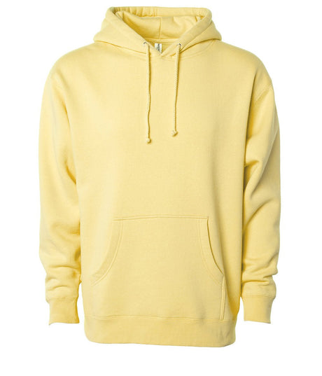 Joe's USA Heavyweight Hooded Sweatshirt Light Yellow XS Hoodies