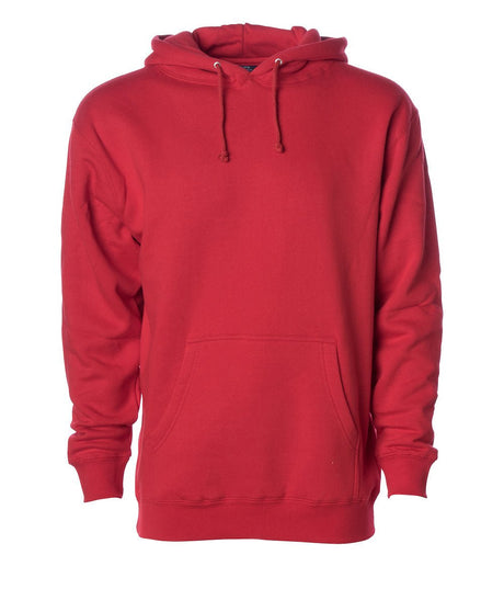 Joe's USA Heavyweight Hooded Sweatshirt Red XS Hoodies