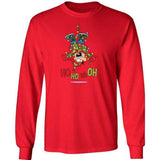 Joe's USA HO HO UH OH Graphic Collection Green Crewneck Sweatshirt Small