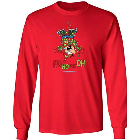 Joe's USA HO HO UH OH Graphic Collection Green Crewneck Sweatshirt Small