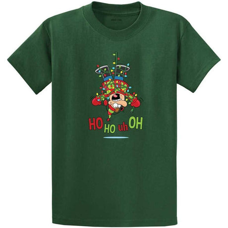 Joe's USA HO HO UH OH Graphic Collection Green Crewneck Sweatshirt Small