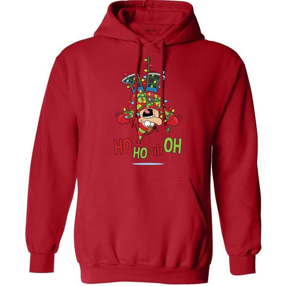 Joe's USA HO HO UH OH Graphic Collection Green Crewneck Sweatshirt Small