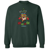 Joe's USA HO HO UH OH Graphic Collection Green Crewneck Sweatshirt Small