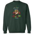 Joe's USA HO HO UH OH Graphic Collection Green Crewneck Sweatshirt Small