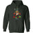 Joe's USA HO HO UH OH Graphic Collection Green Hoodie Small