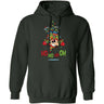 Joe's USA HO HO UH OH Graphic Collection Green Hoodie Small