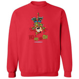 Joe's USA HO HO UH OH Graphic Collection Red Crewneck Sweatshirt Small