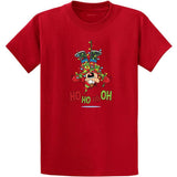 Joe's USA HO HO UH OH Graphic Collection Red T-Shirt Small