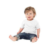 Joe's USA Infant 5.4 - oz 100% Cotton T-Shirts 18M White Short Sleeve T-Shirts