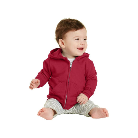 Joe's USA Infant Core Fleece Full - Zip Hooded Sweatshirt Red 06M Zip Hoodies