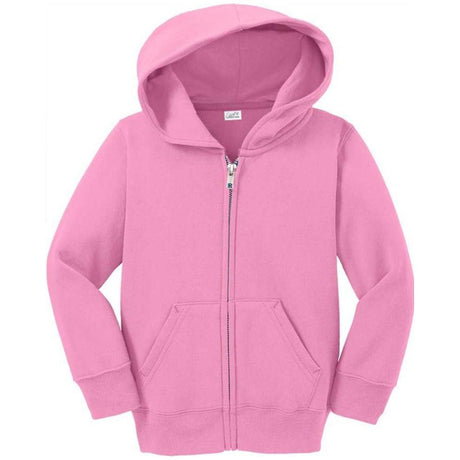 Joe's USA Infant Full - Zip Hooded Sweatshirt Candy Pink 06M Zip Hoodies