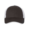 Joe's USA J102 Sandwich Trucker Cap - Wholesale Two - Tone Mesh Cap Charcoal/ White Adjustable Caps