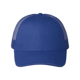 Joe's USA J102 Sandwich Trucker Cap - Wholesale Two - Tone Mesh Cap Royal Adjustable Caps