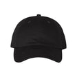 Joe's USA J200 Brushed Twill Dad Hat - Wholesale Cotton Cap Black Adjustable Caps