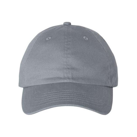Joe's USA J200 Brushed Twill Dad Hat - Wholesale Cotton Cap Dark Grey Adjustable Caps