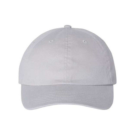 Joe's USA J200 Brushed Twill Dad Hat - Wholesale Cotton Cap Light Grey Adjustable Caps