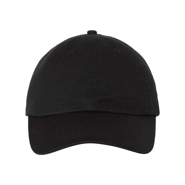 Joe's USA J300 Classic Dad Hat - Wholesale Cotton Cap Black Adjustable Caps