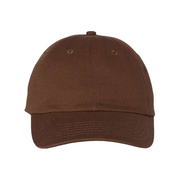 Joe's USA J300 Classic Dad Hat - Wholesale Cotton Cap Brown Adjustable Caps