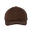 Joe's USA J300 Classic Dad Hat - Wholesale Cotton Cap Brown/ Stone Stitch Adjustable Caps
