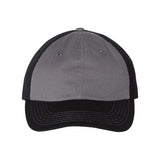 Joe's USA J300 Classic Dad Hat - Wholesale Cotton Cap Charcoal/ Black Adjustable Caps
