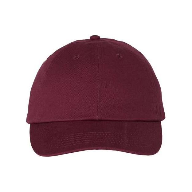 Joe's USA J300 Classic Dad Hat - Wholesale Cotton Cap Maroon Adjustable Caps