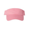 Joe's USA J500 Bio - Washed Cotton Visor - Wholesale Sports Visor Pink Adjustable Visors