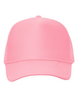 Joe's USA J700 Foam Mesh - Back Trucker Cap - Wholesale Snapback Hat Pink Adjustable Caps