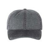 Joe's USA JPD500 Pigment - Dyed Dad Hat - Wholesale Cotton Cap Black Adjustable Caps