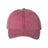 Joe's USA JPD500 Pigment - Dyed Dad Hat - Wholesale Cotton Cap Cardinal Adjustable Caps
