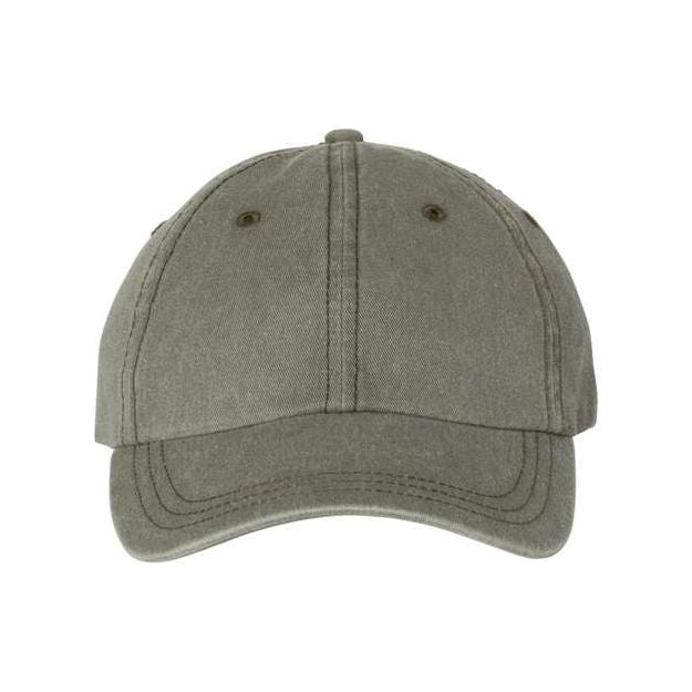 Joe's USA JPD500 Pigment - Dyed Dad Hat - Wholesale Cotton Cap Olive Adjustable Caps