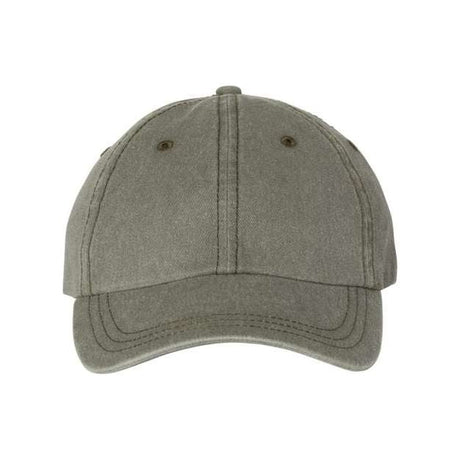 Joe's USA JPD500 Pigment - Dyed Dad Hat - Wholesale Cotton Cap Olive Adjustable Caps