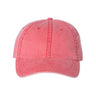 Joe's USA JPD500 Pigment - Dyed Dad Hat - Wholesale Cotton Cap Red Adjustable Caps