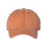 Joe's USA JPD500 Pigment - Dyed Dad Hat - Wholesale Cotton Cap Texas Orange Adjustable Caps