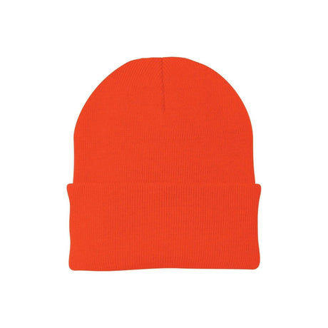 Joe's USA Knit Beanie Caps in 26 Colors Athletic Orange OSFA Beanies